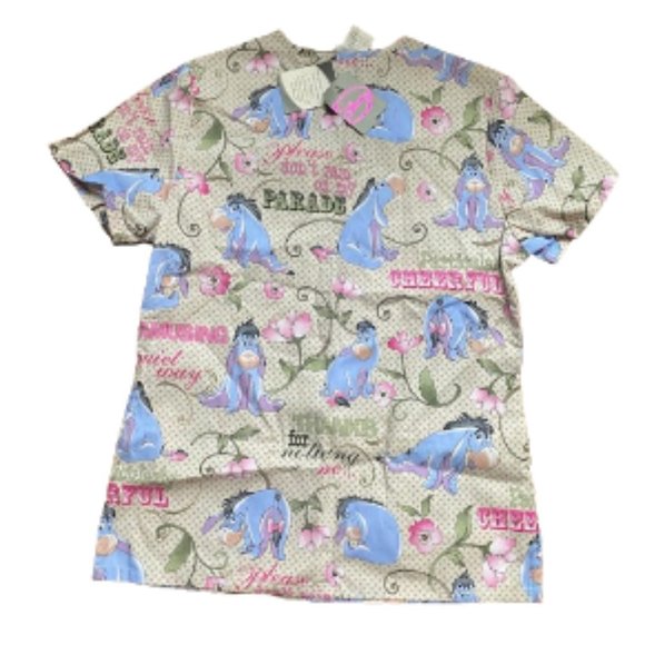 New Disney Winnie The Pooh Scrub Top - Picture 2 of 3